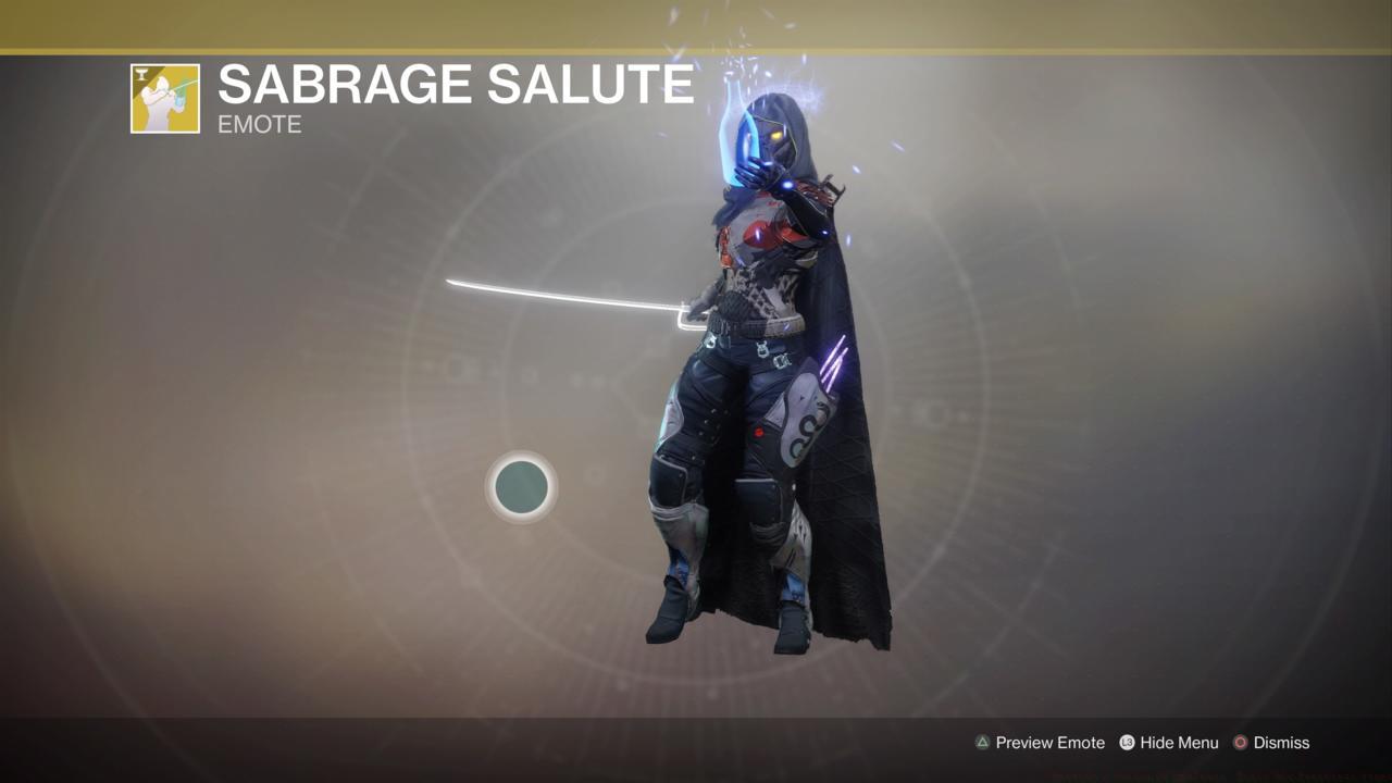Sabrage Salute Emote